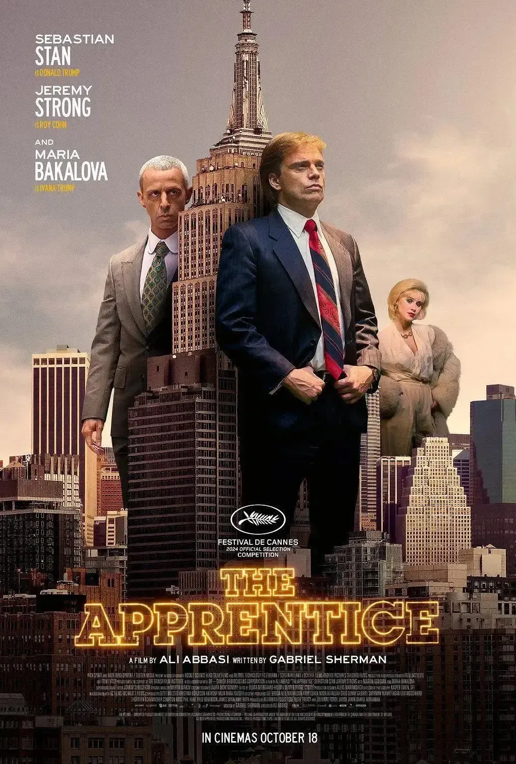 《名人学徒》（The Apprentice）是今年康城影展主竞赛入围电影，碰上特朗普赢得美国总统大选，顿时引起热议。（互联网）