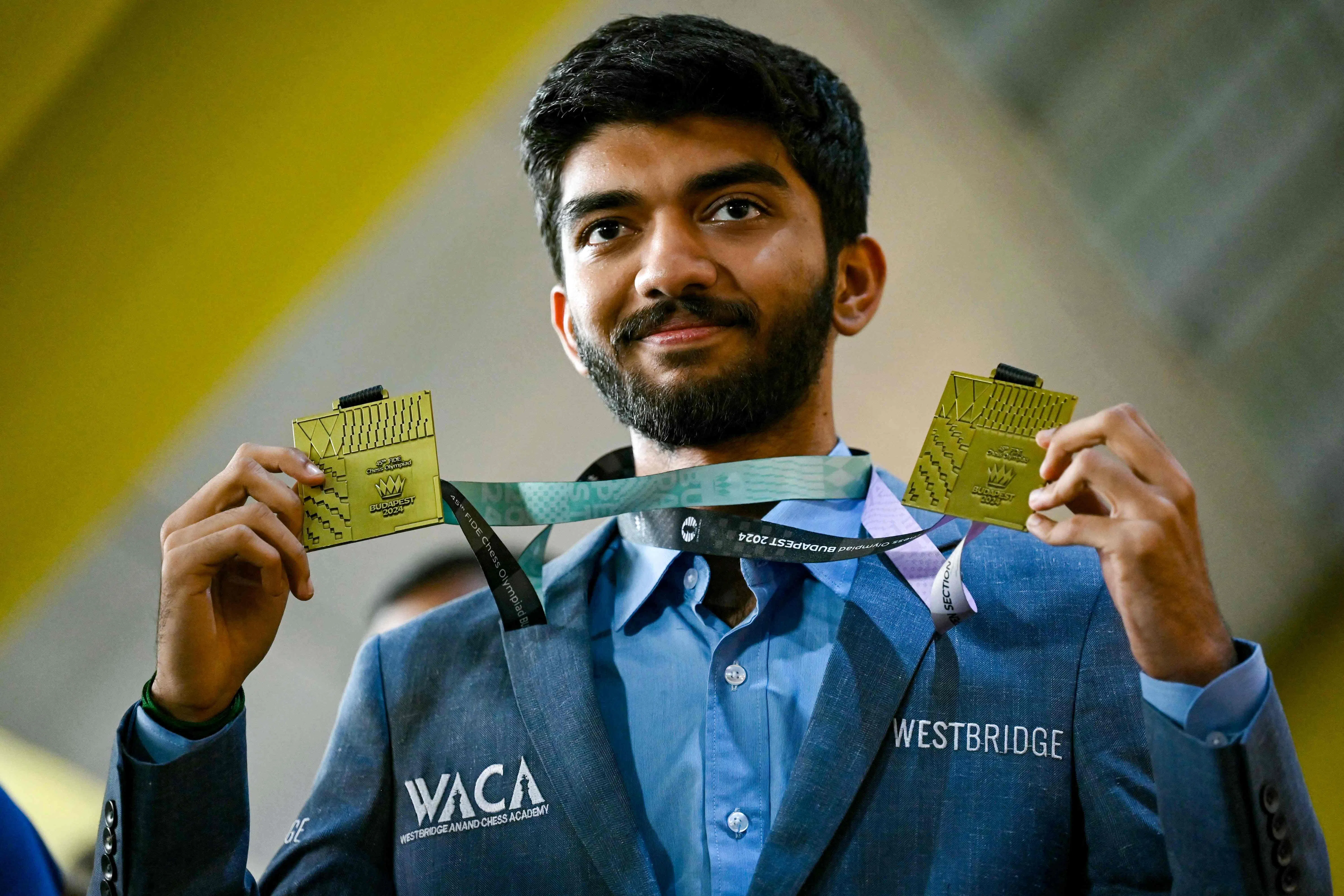 古克什目前排名世界第五，有着2794的等级分。而世界第一，挪威名将卡尔森拥有2831分，丁立人则有2728分。（法新社）