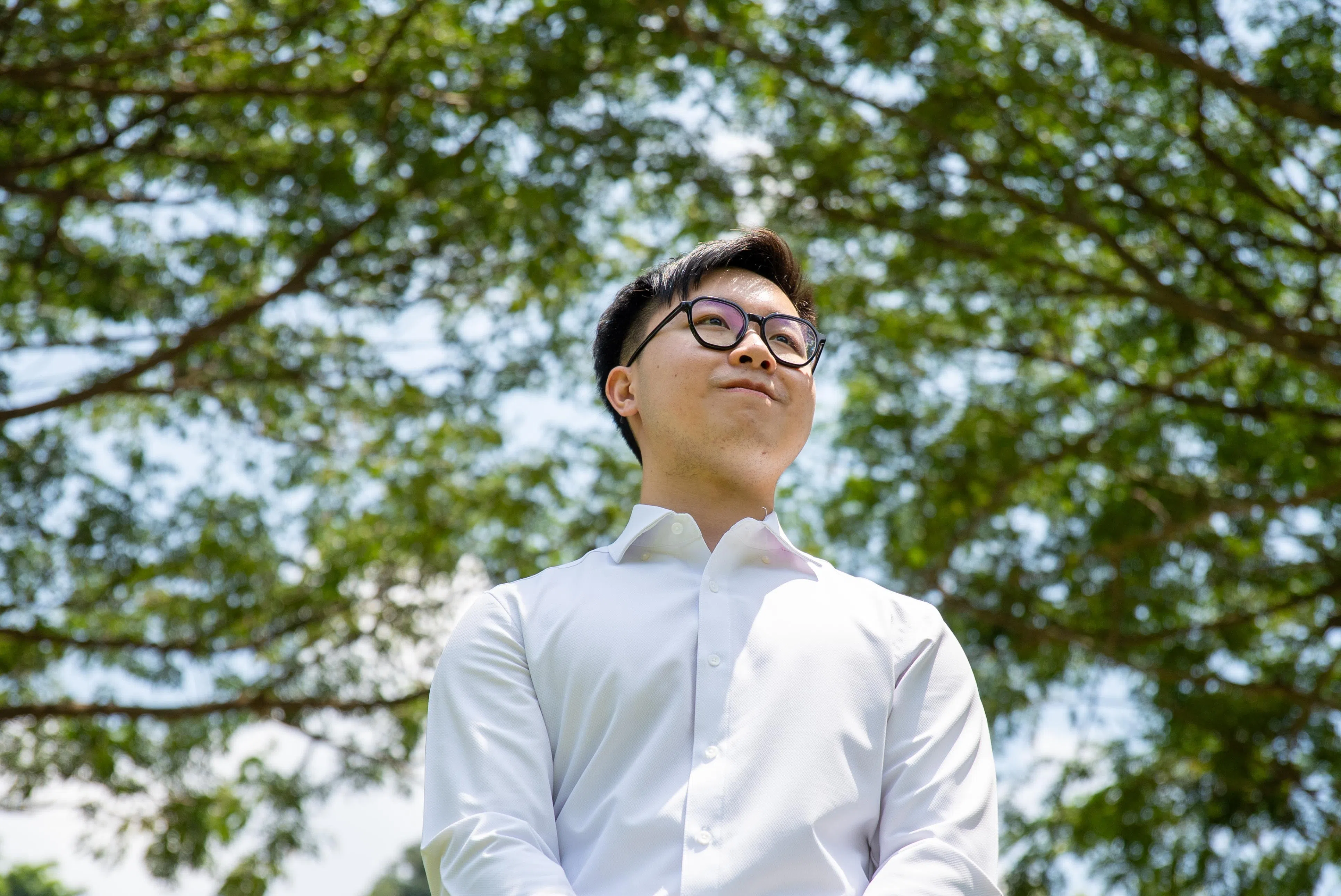 李宗鸿认为，参与青年气候行动培训计划不仅扩大他的联络网，也通过一系列活动，让他更了解自己深信的价值观。（特约吴伟豪摄）