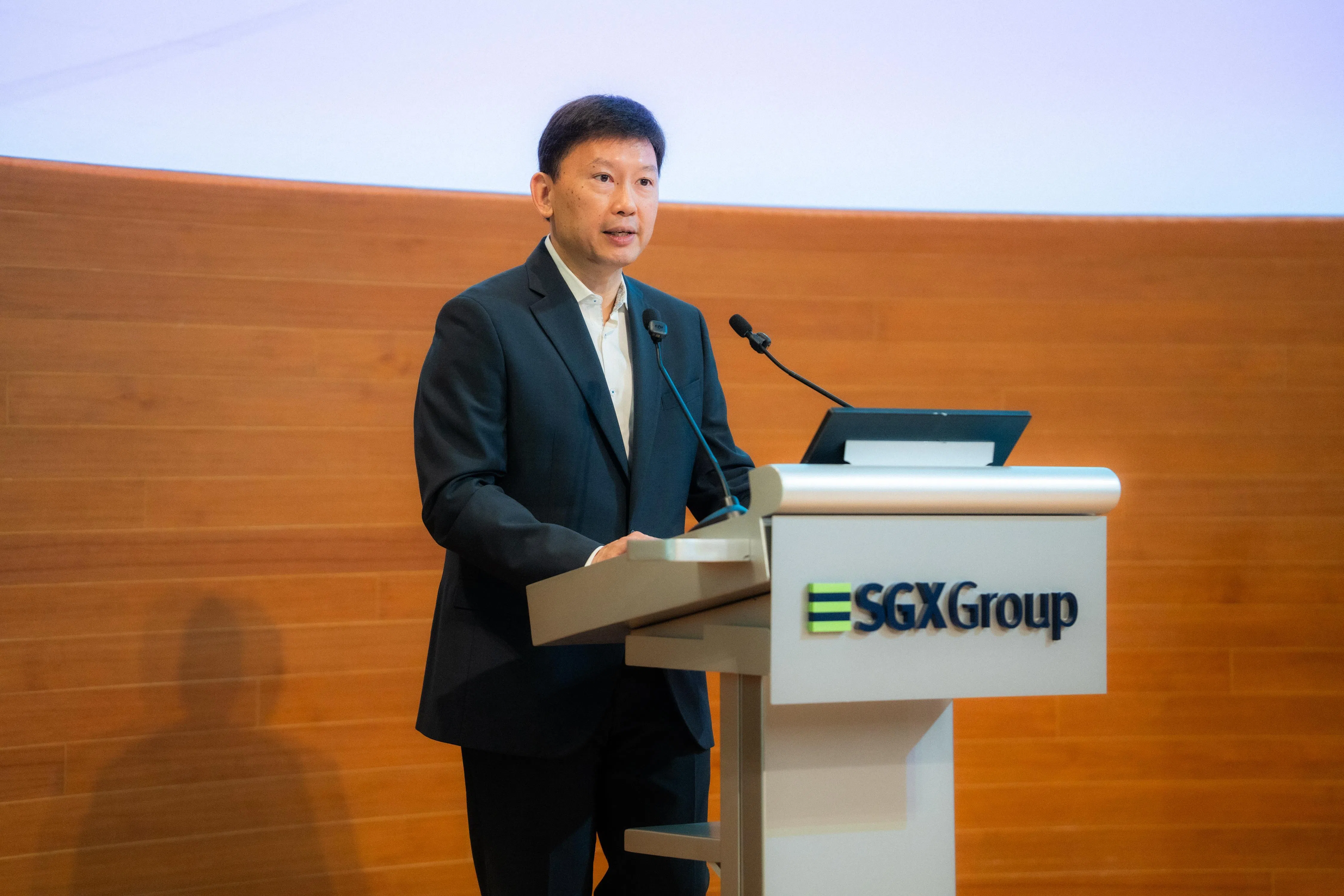 徐芳达星期三（9月30日）说，总部设在新加坡的提名企业占比从2024年的18%上升到今年的42%，反映出我国日益成为企业拓展业务的重要基地，包括那些计划进军海外市场的企业。（Granite Asia提供）