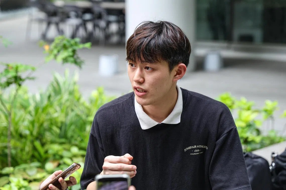 国大三年级学生胡俊龙指出，他如今已懂得如何应对紧急事件，也有信心为伤者提供急救。（关俊威摄）