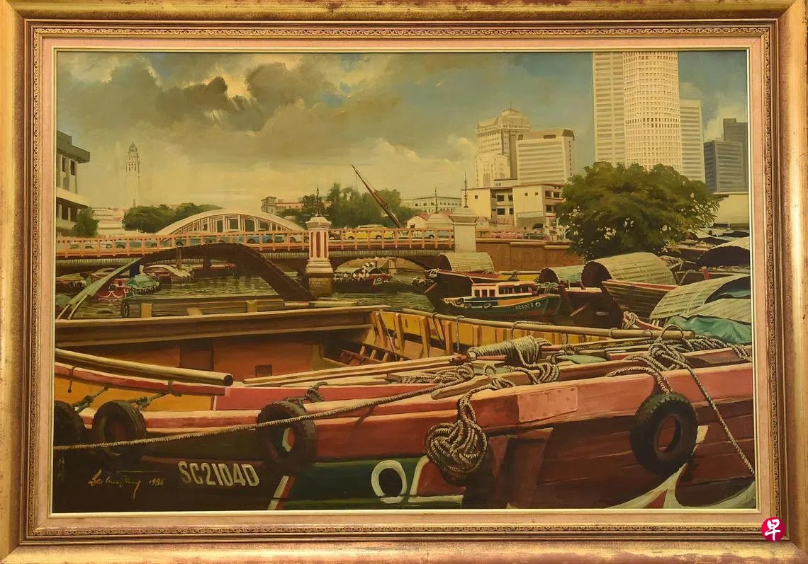 赖桂芳博士回顾展油彩里的国家记忆| 联合早报