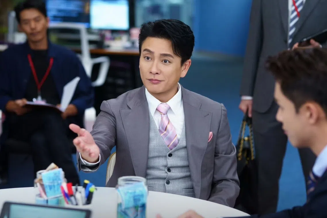 黄宗泽饰演的古肇华为博眼球没底线。（取自剧集微博）