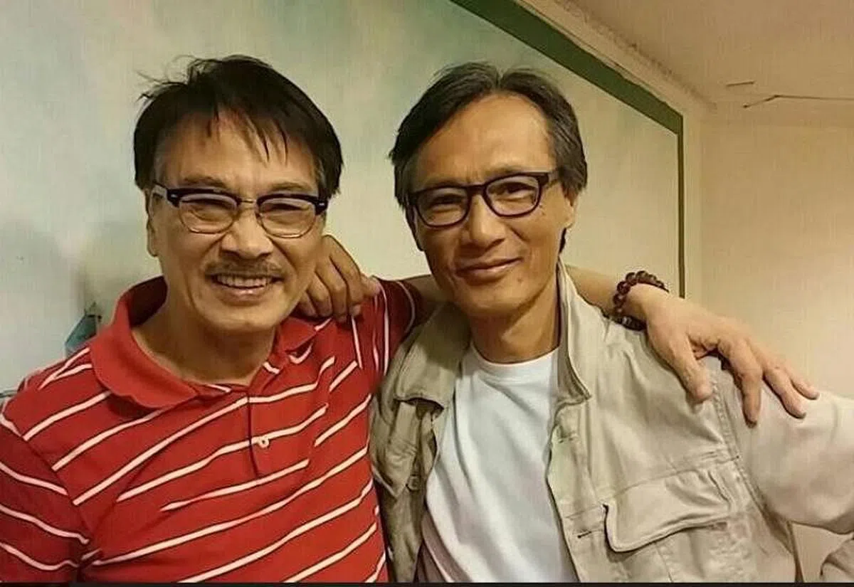 吴孟达与余家伦友情深厚。（受访者提供）