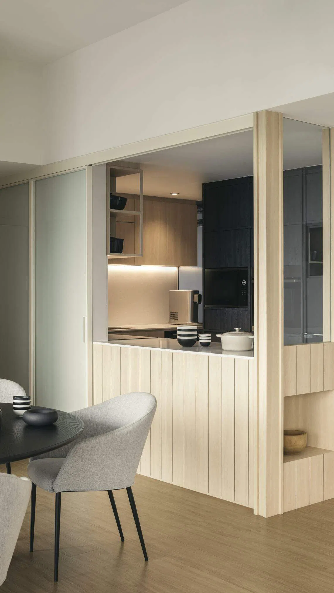 厨房围绕功能性做规划。（Happe Design Atelier提供）