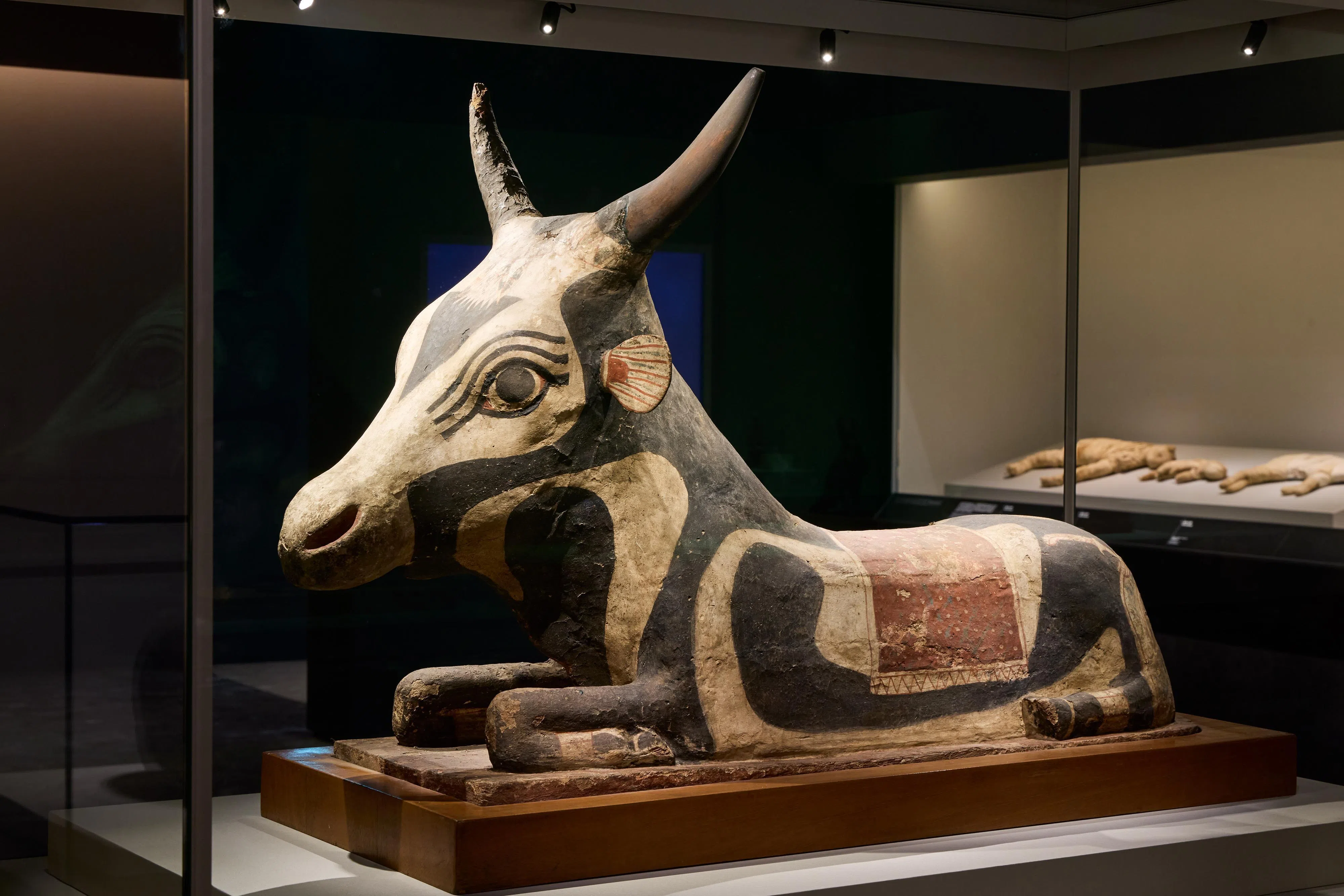 香港故宫文化博物馆“古埃及文明大展”展示的动物木乃伊。（香港故宫文化博物馆提供）