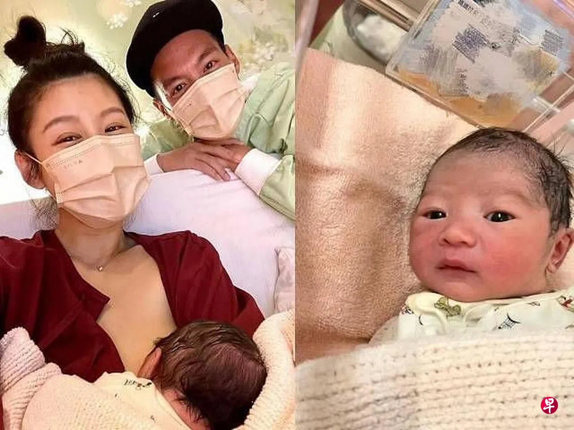 儿子14分钟出生许孟哲赞：坐火箭来的小孩| 联合早报