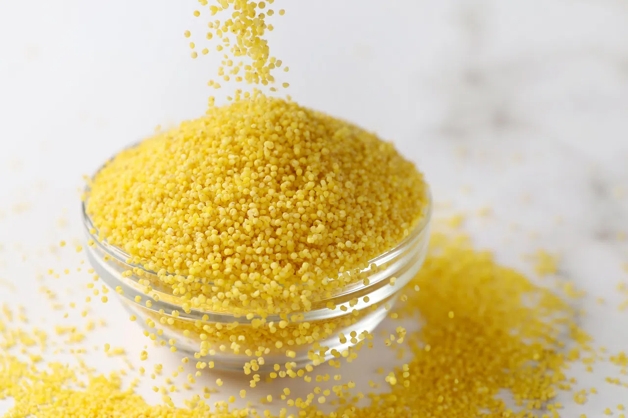 小米粥可补虚健脾、和胃，尤其适合暑热时饮用，以清热解暑、调节体内燥热。（龙国雄摄）