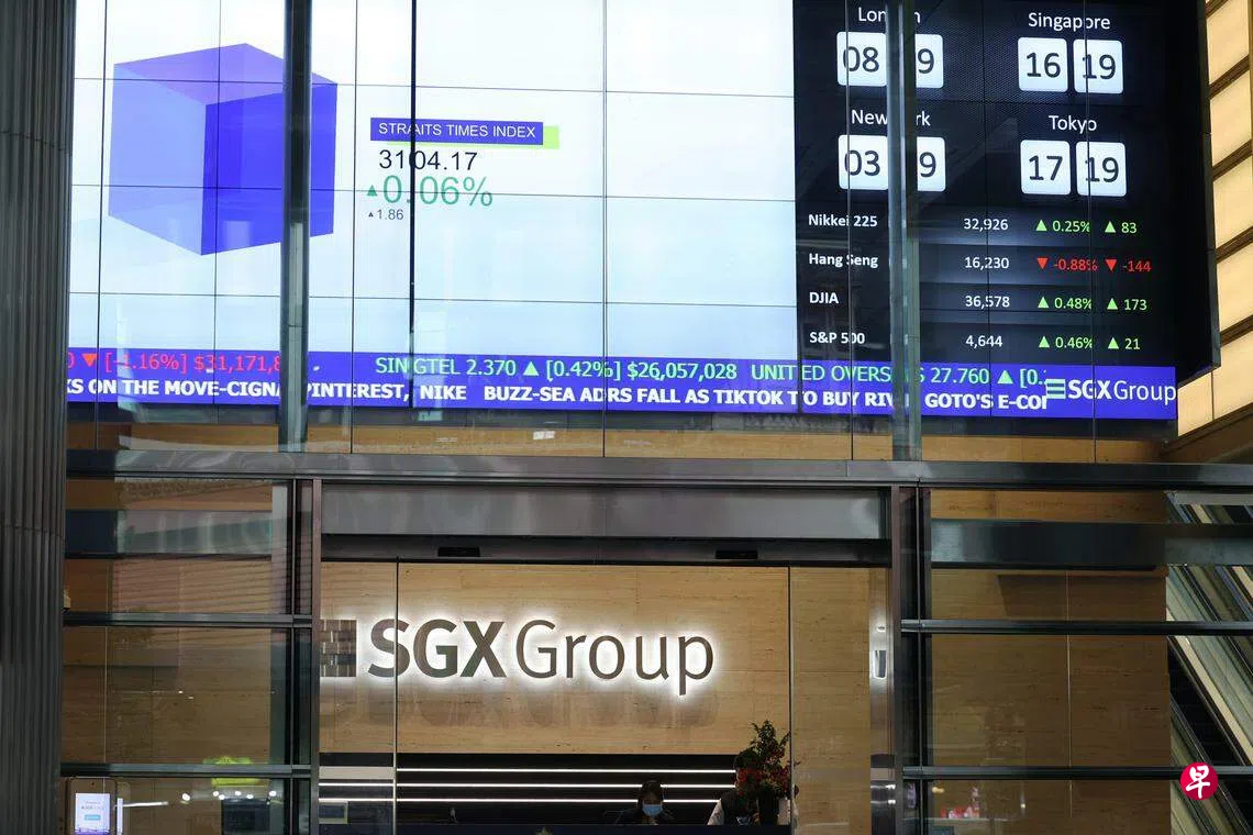 港股受挫使资金流向本地海指涨0.89% | 联合早报