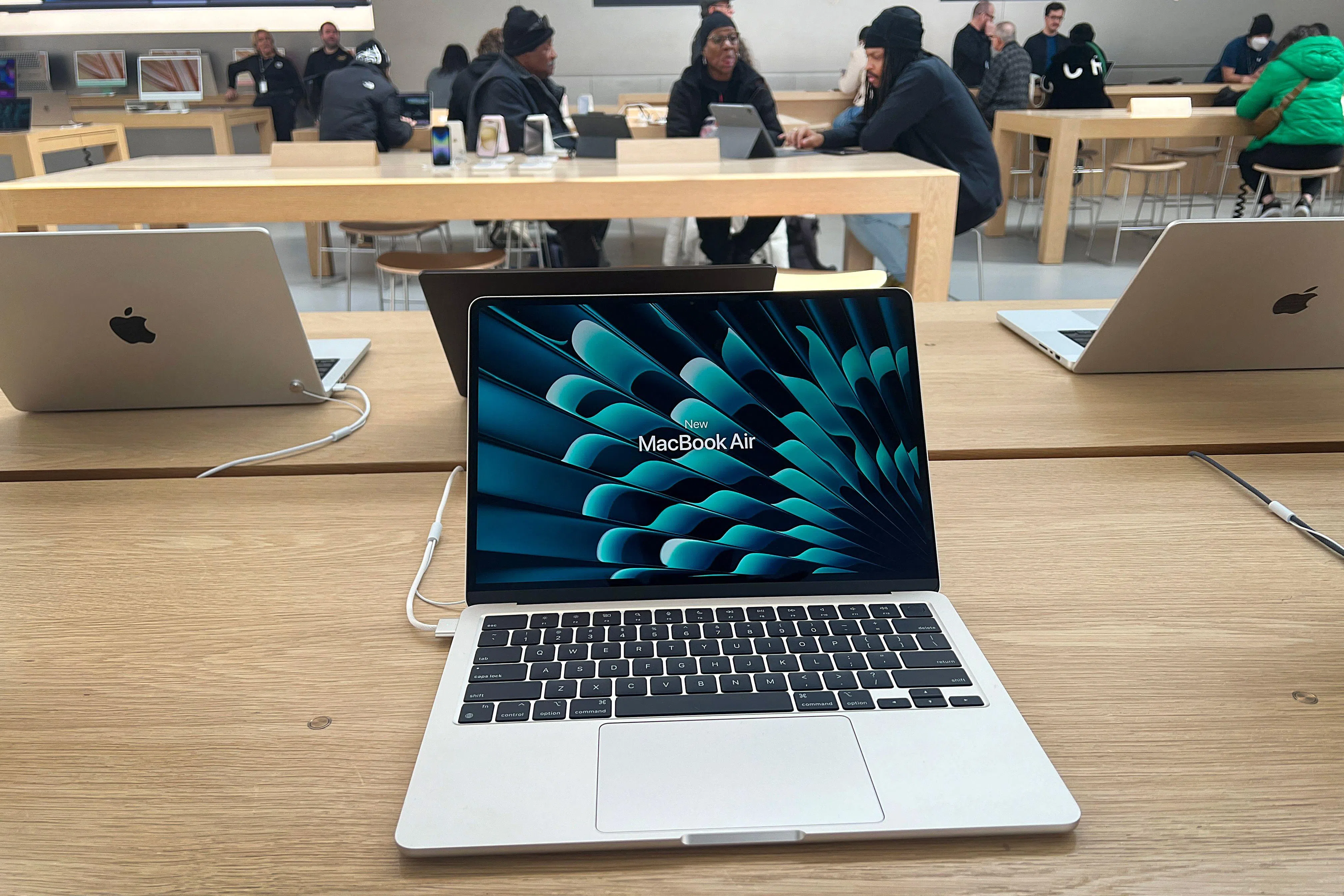 苹果公司今年第一季度Mac出货量增长了14.8％，成为个人电脑制造商中，首五家增长最快的公司。（法新社）