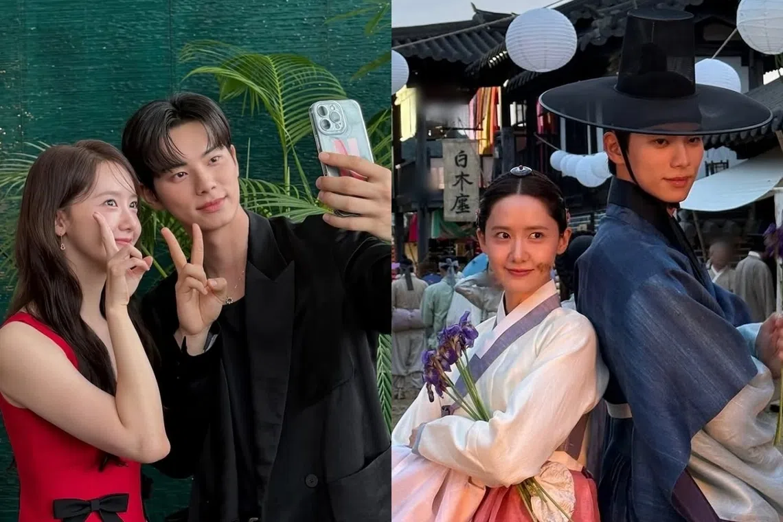 高颜值的润娥（左）和李彩玟在《暴君的厨师》CP感超强。（取自李彩玟IG）