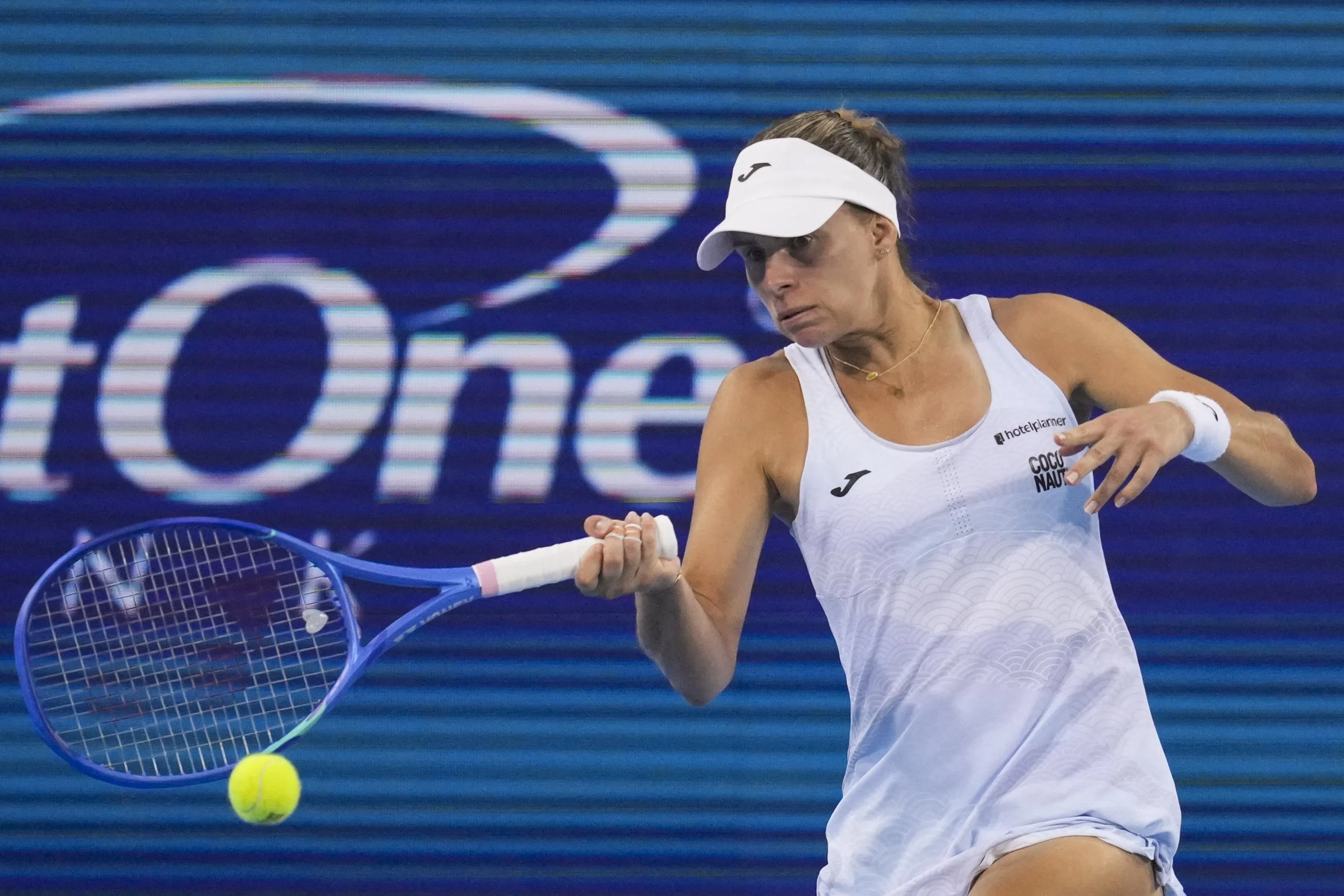 波兰女将玛格达职业生涯首次打败杰西卡，同时是她本赛季第二次爆冷打败世界前十的选手。（路透社）