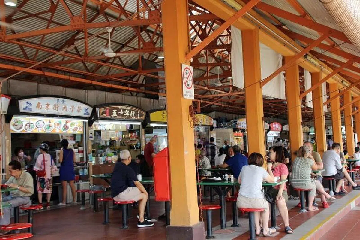 麦士威巴刹战后曾经用做民众餐室，堪称现代熟食中心的先驱。（李国梁摄）