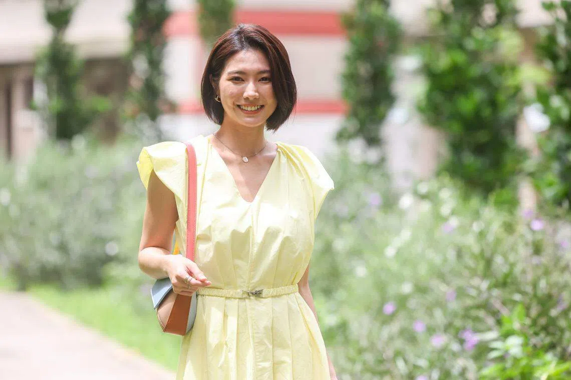 黄晶玲是《从零开始》的第一女主角。（陈斌勤摄）
