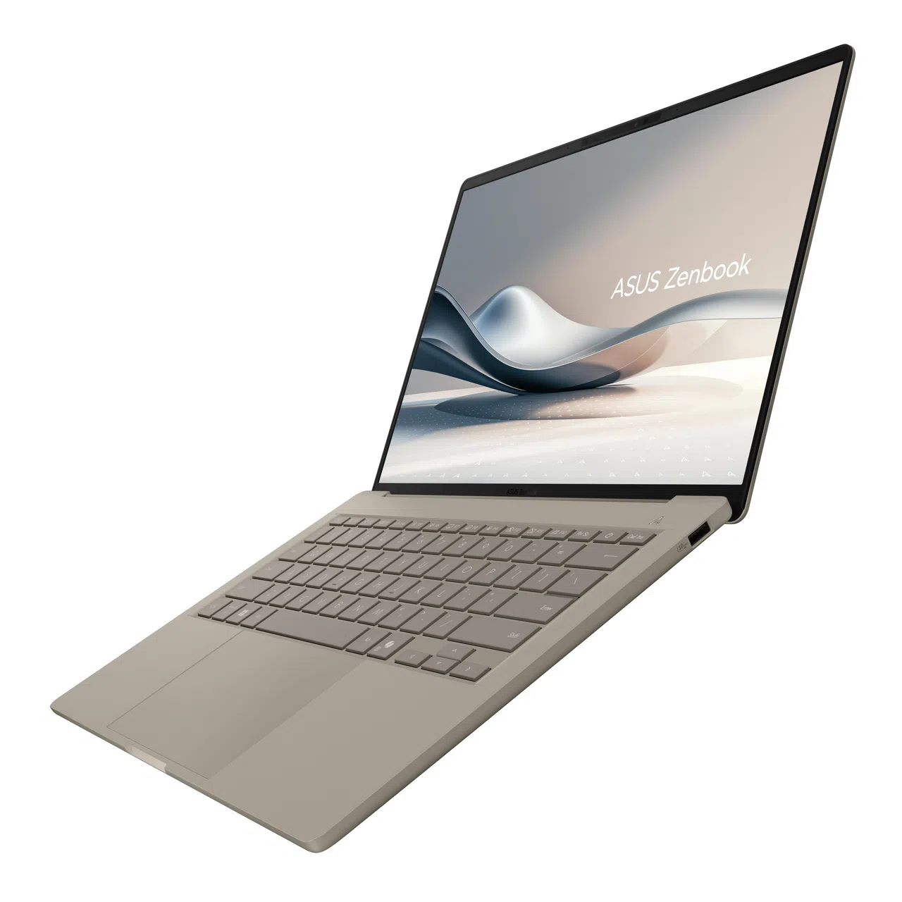 Zenbook A14显示效果明亮且生动，对比度出色。（厂商提供）