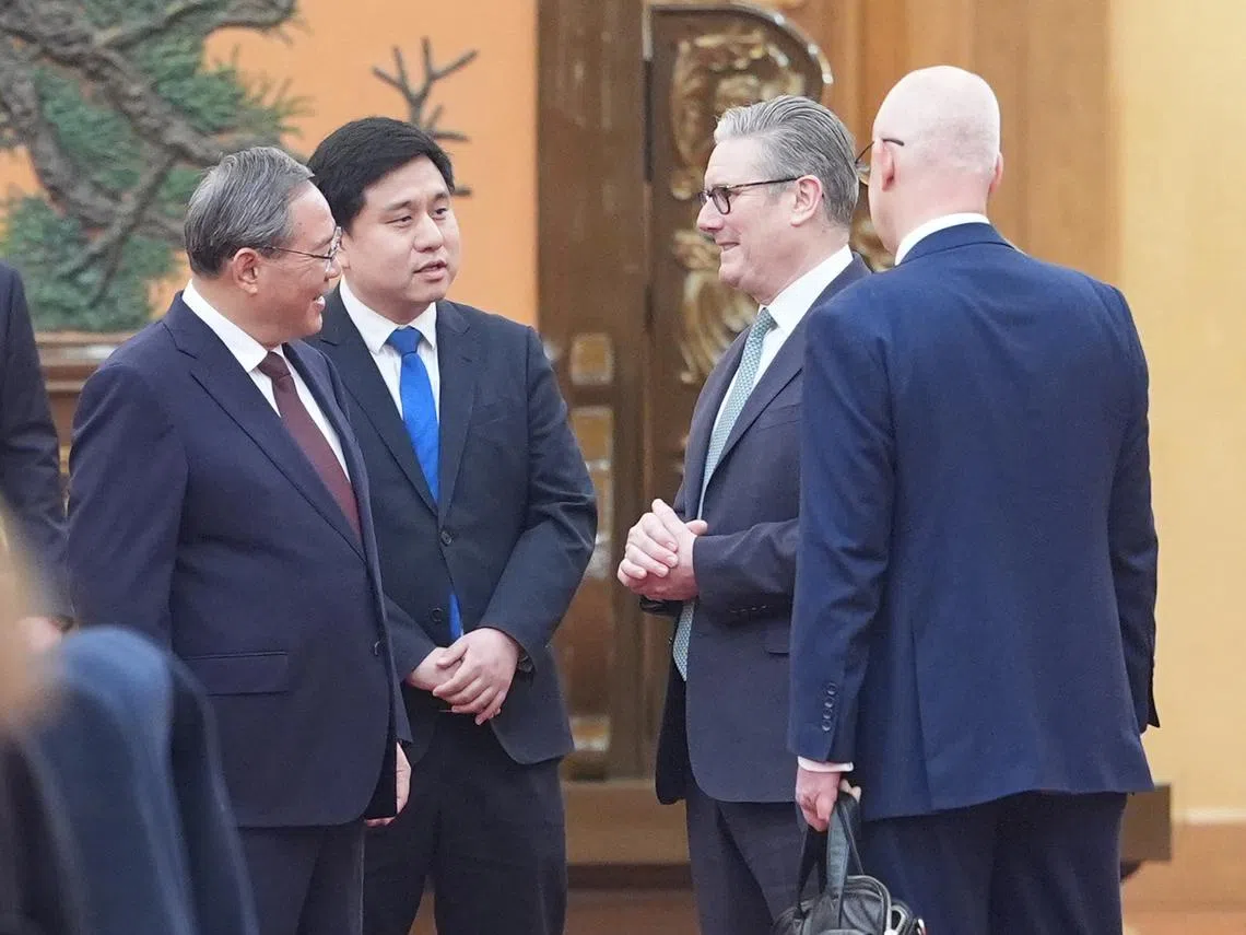 李强同英国首相斯塔默会谈 吁中英维护联合国权威