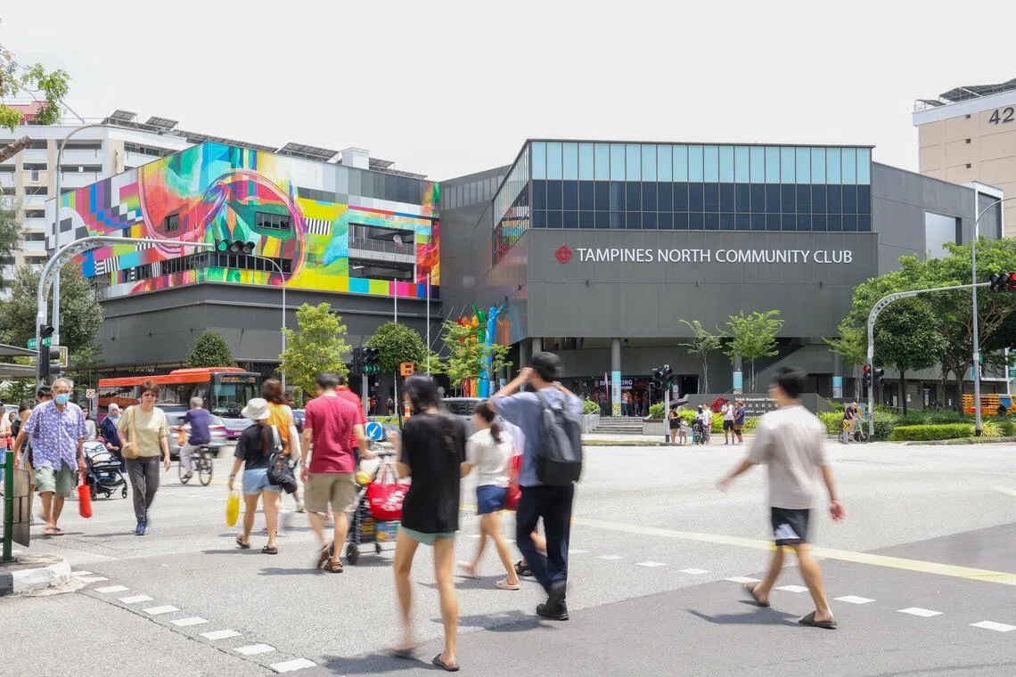 淡滨尼北民众俱乐部2022年2月关闭后展开翻新，并在今年1月重新向公众开放。（吴先邦摄）