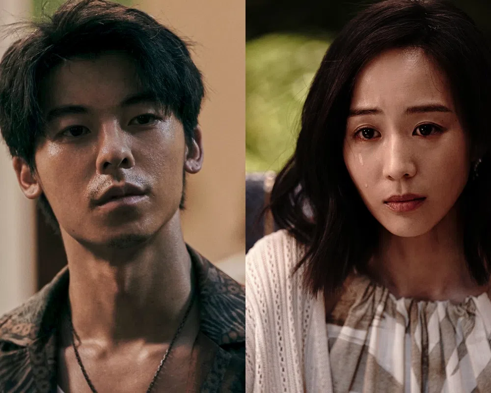 许光汉（左）和张钧甯主演的《瞒天过海》口碑欠佳。（嘉华院线提供）
