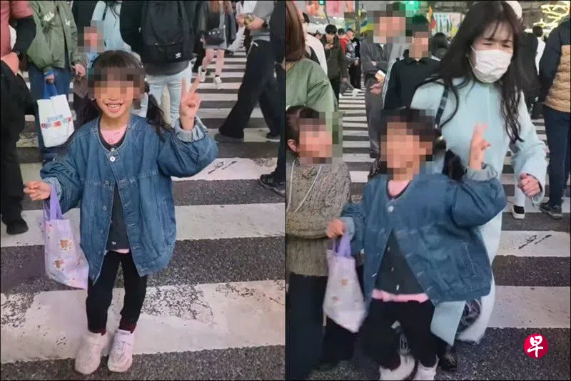 ����ɬ��ʮ��·�ڣ�һ�������ֵ�Ů�Ӵ�̨��СŮ������첽�߹�ʱ��ͻȻ������ײ��СŮ����������ˤ���ڵء� ����������