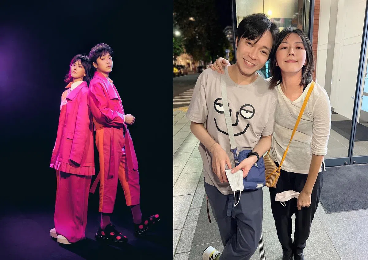 吴青峰与本地天后孙燕姿合作（……醉鬼阿Q）。（取自艺人脸书）