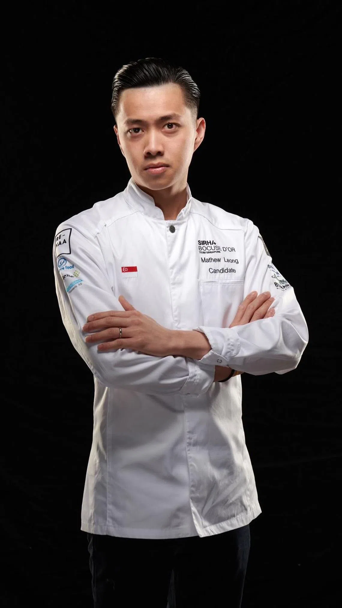 新加坡厨师梁程前2025年再次挑战博古斯世界烹饪大赛，成绩更胜上一届，这次排名第六，也是亚洲队中的最佳排名。（受访者提供）
