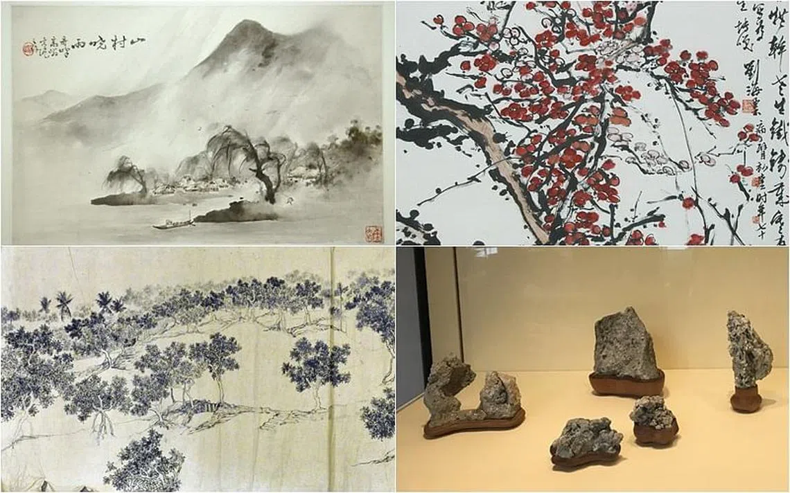 国大博物馆馆藏展“逸彩：华宇瞬息” 探究中华水墨社会生命| 联合早报