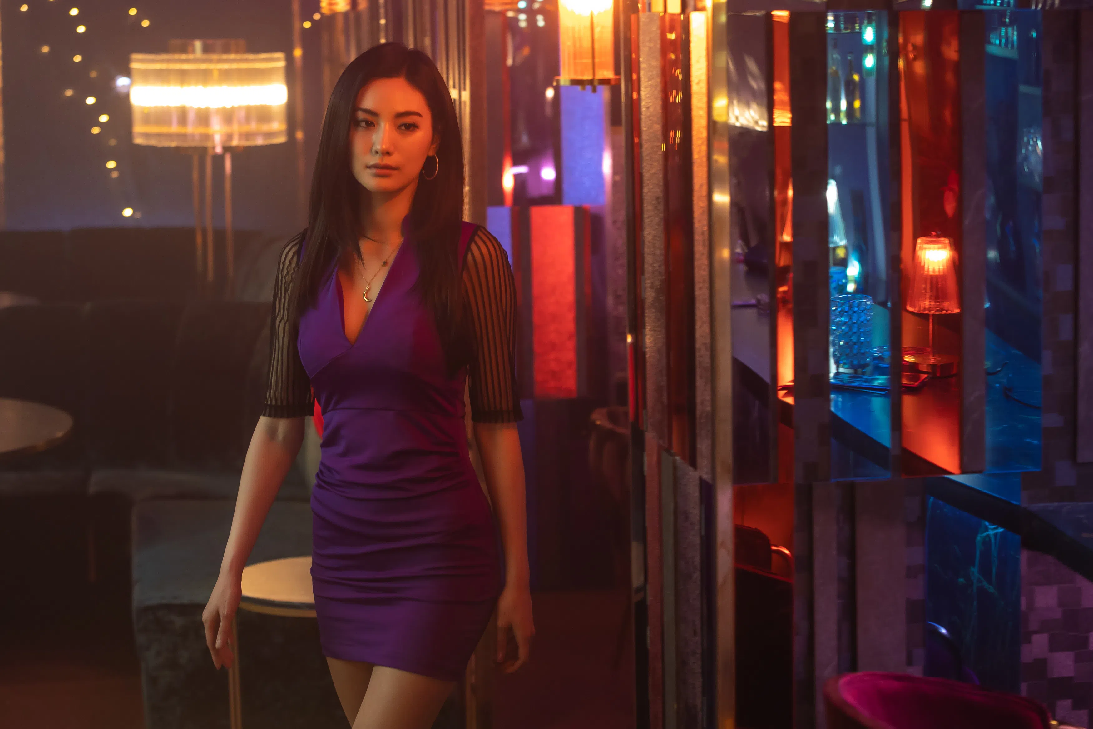 Nana在《假面女郎》中饰演整形后的金貌美。（Netflix提供）