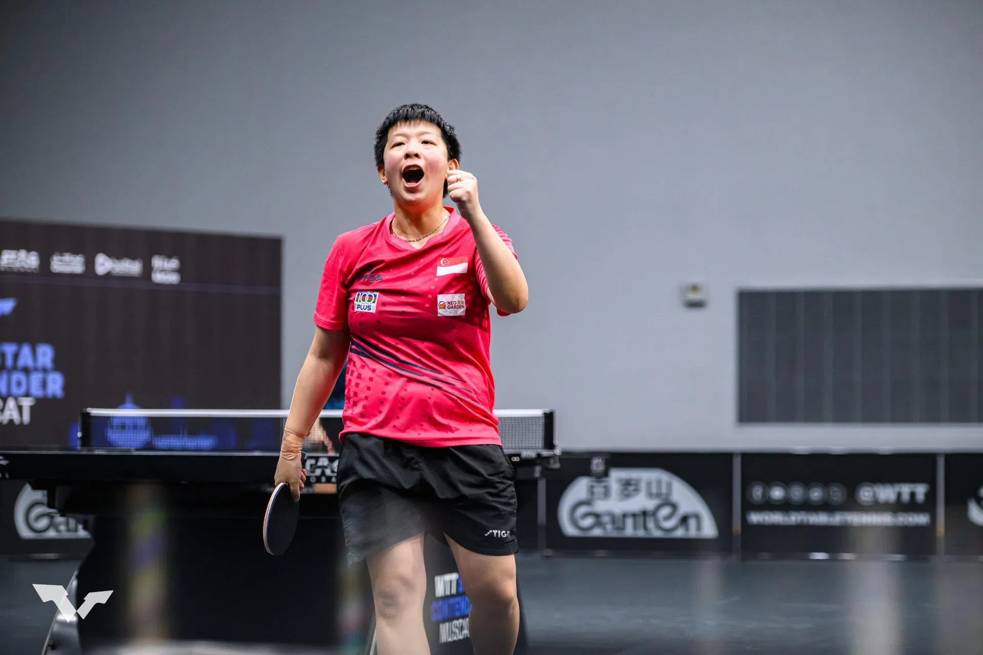 我国头号女单曾尖是2023年东运会的女单金牌和混双银牌得主，在本届的女团赛项也有望冲金。（档案照片）