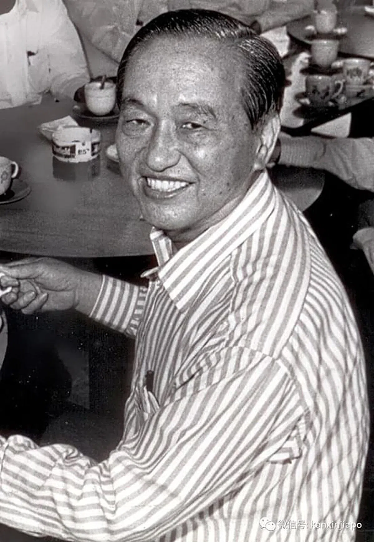1987年，丁马成以其对南音文化艺术的突出贡献，获颁新加坡文化奖。（图/受访者提供）