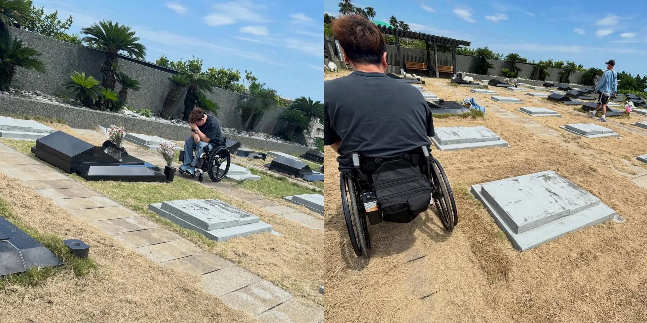 姜元来去年夏天曾到台湾祭拜大S。（取自姜元来IG）