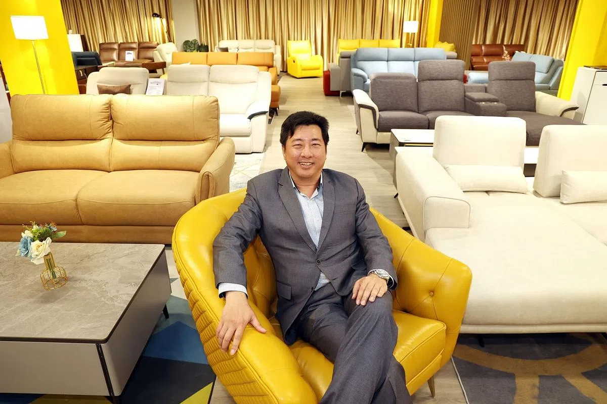 一站式定制家具服务也是四星积极投入的经营模式。（邝启聪摄）