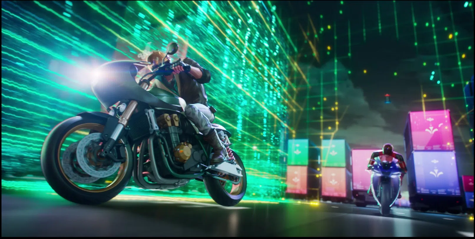 《东京暗递》以100年后的东京为背景。（Netflix提供）