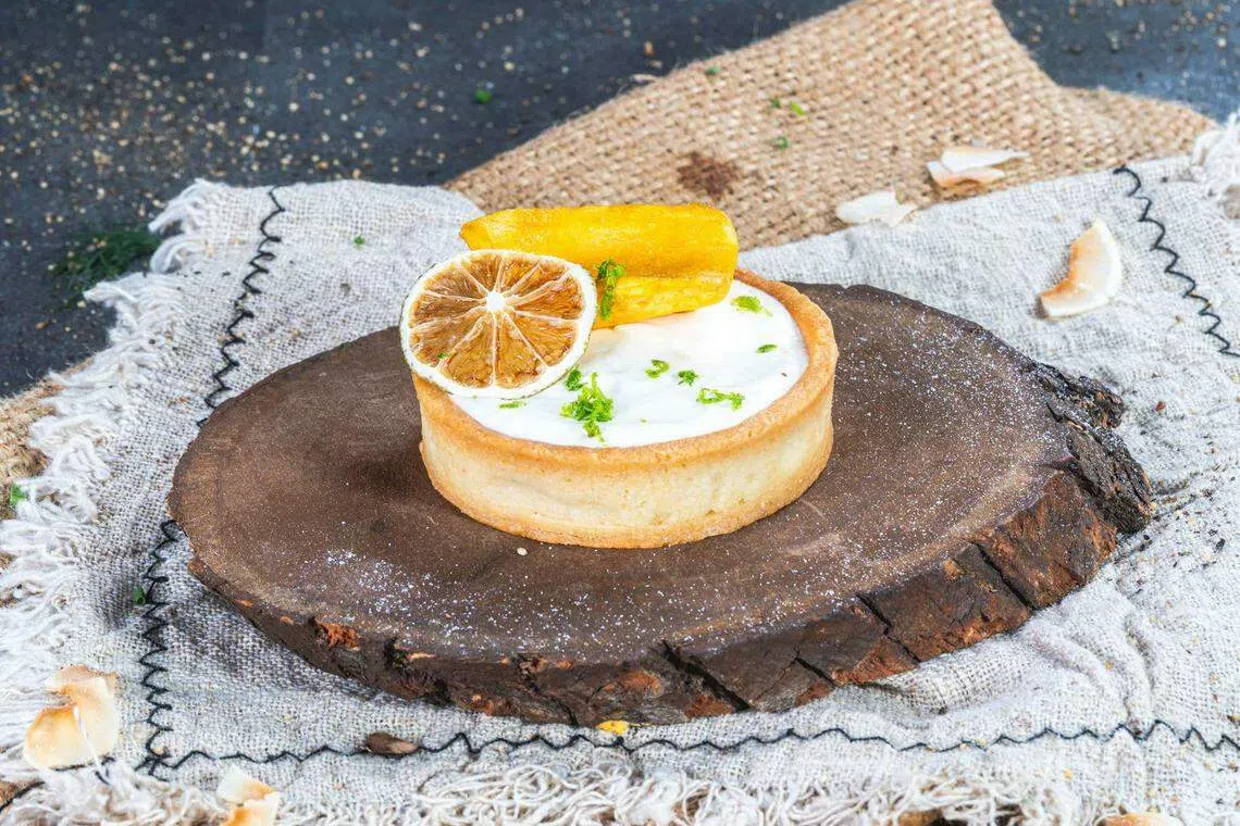 Hopscotch的尖不辣小柑橘挞。（餐馆提供）