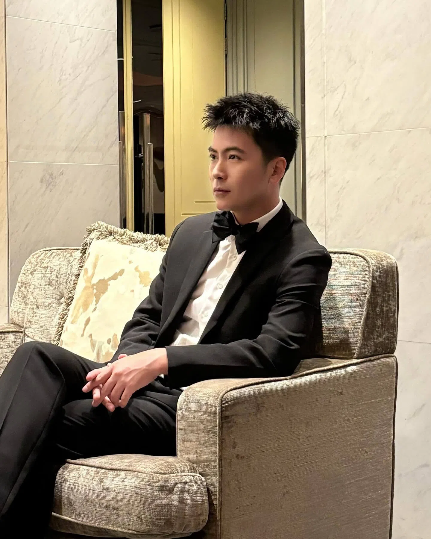 徐彬胜在外形帅气，深情的眼神也足以迷倒观众。（取自Instagram）