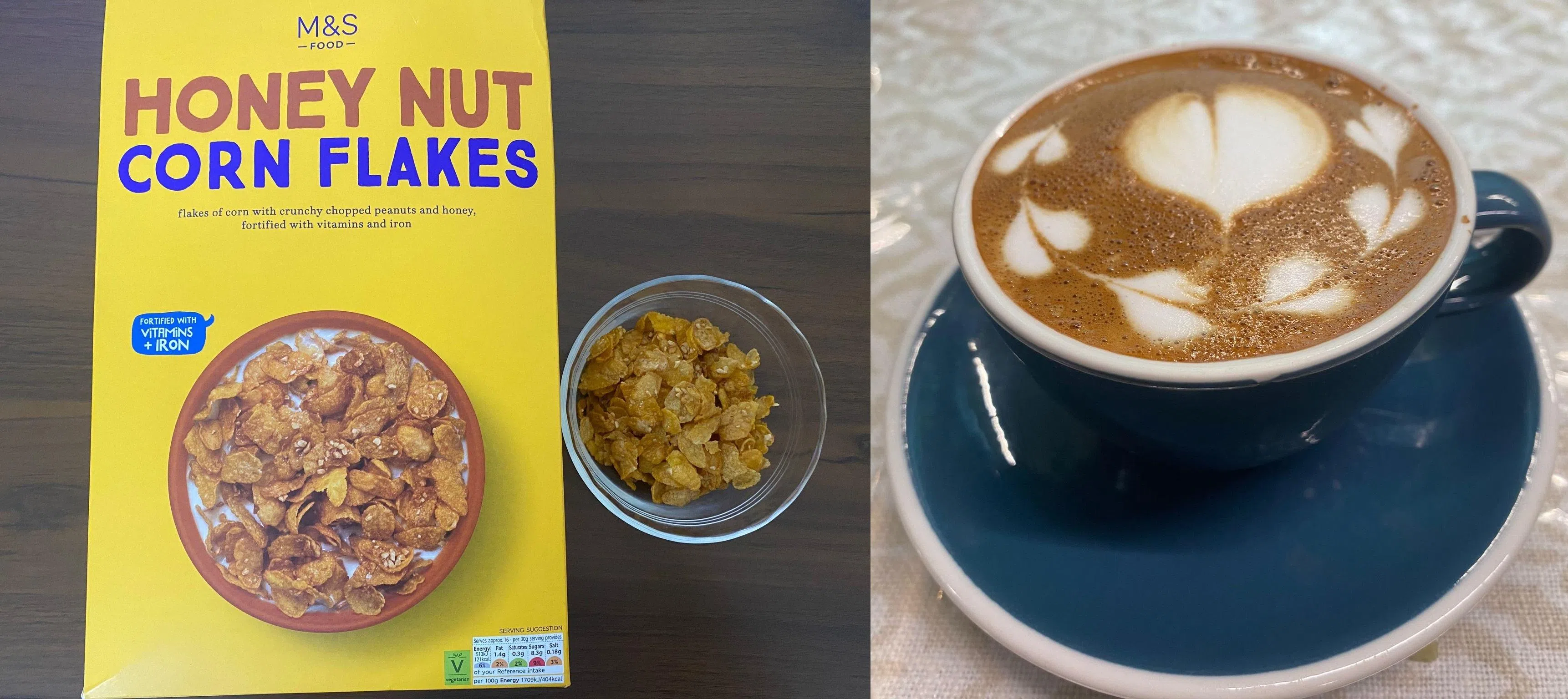 郭丽全医生的早餐一般包括谷物、牛奶和咖啡。（受访者提供）