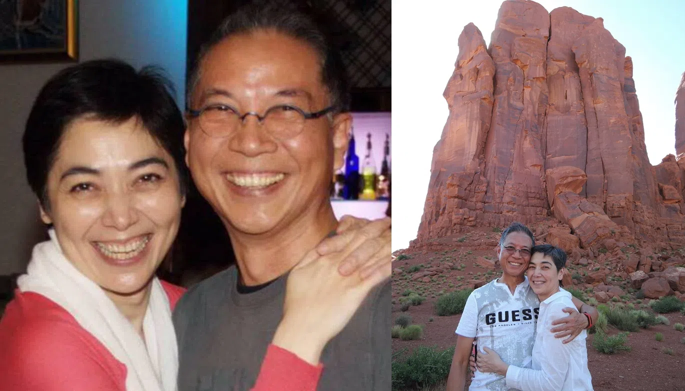 赖佩霞现任丈夫谢志鸿被封为“扫描机之父”。（取自赖佩霞脸书）