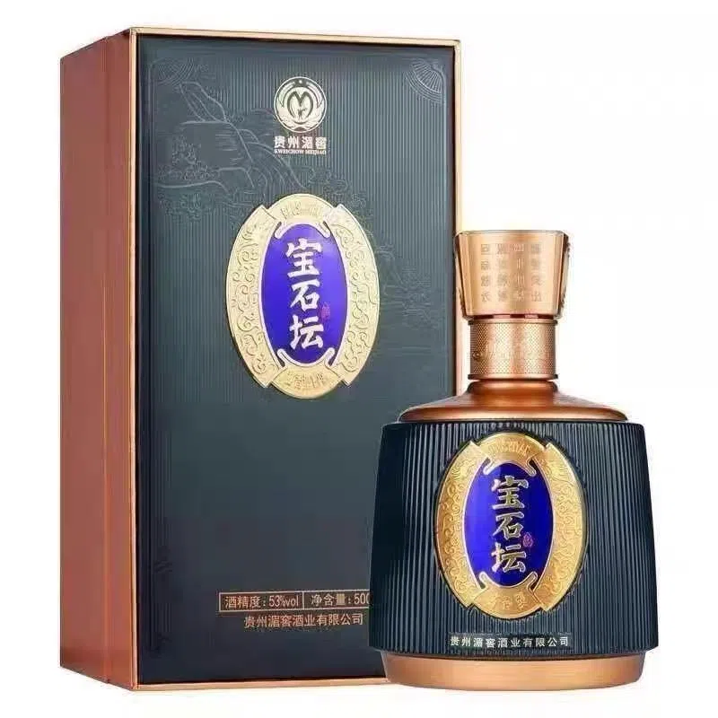 贵州湄窖的宝石坛白酒。（主办方提供）