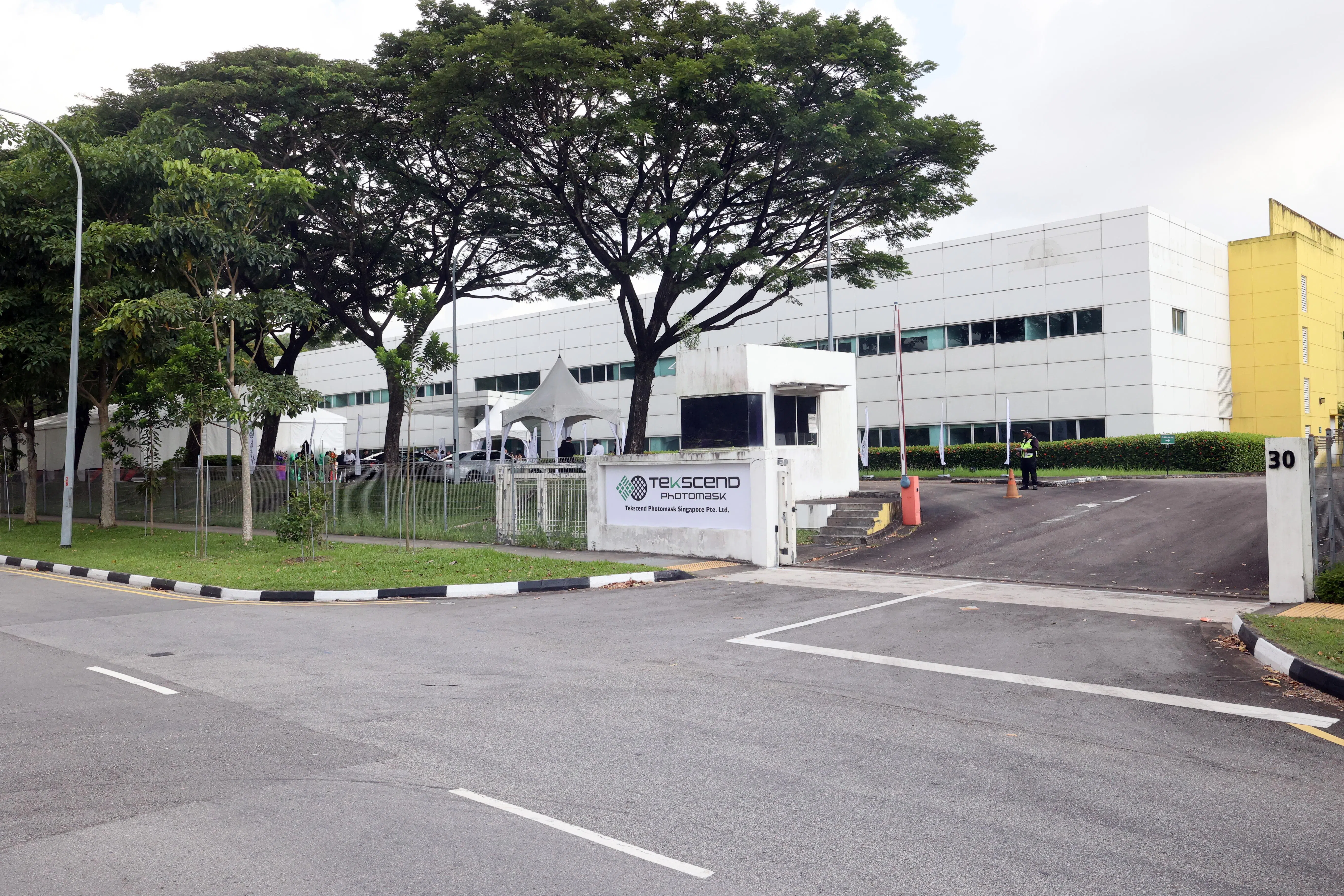 Tekscend厂址位于淡滨尼工业3道30号。（邝启聪摄）