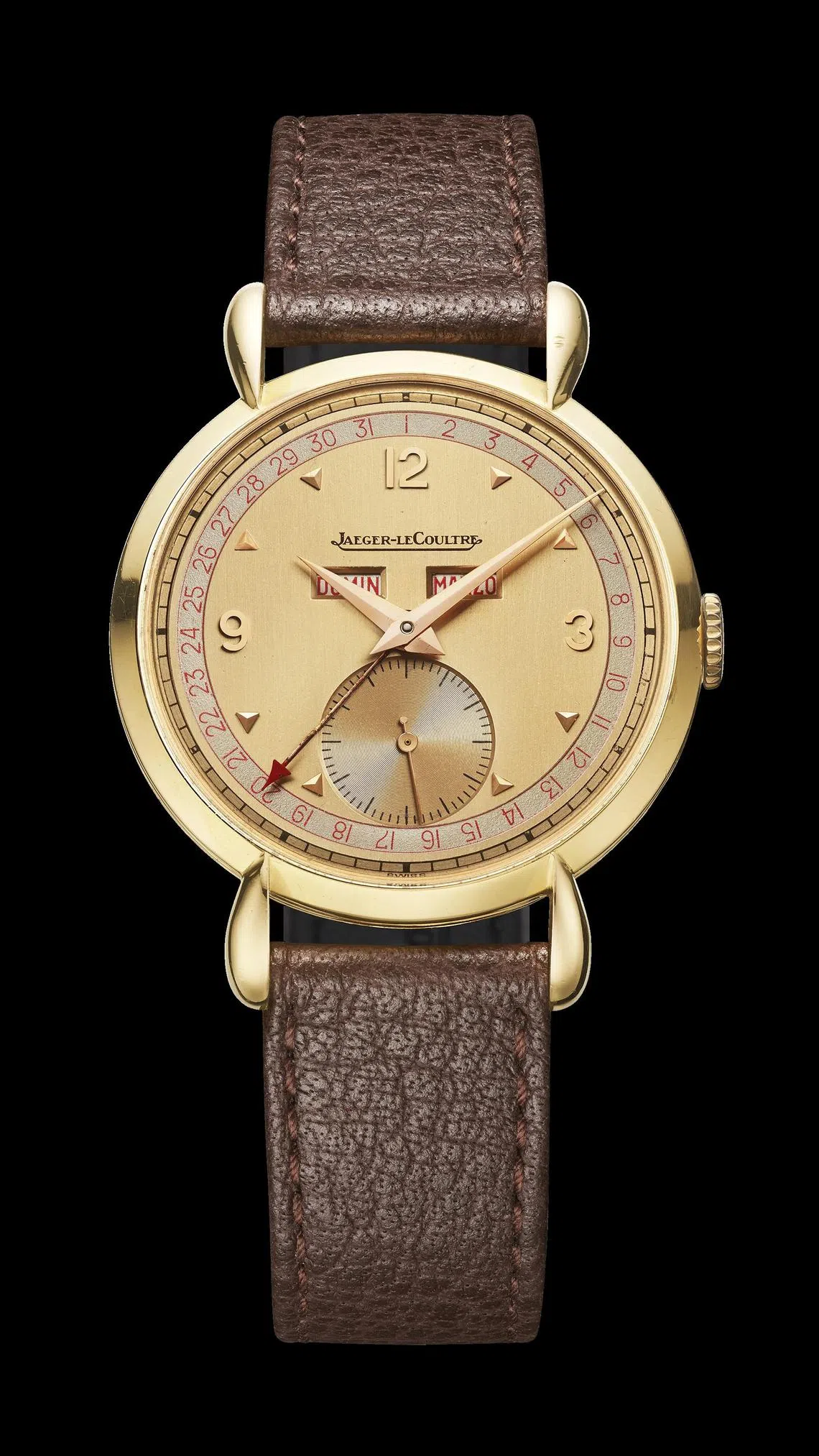 三重日历腕表诞生于上世纪40年代，是积家最早期的复杂功能腕表之一。（积家提供）