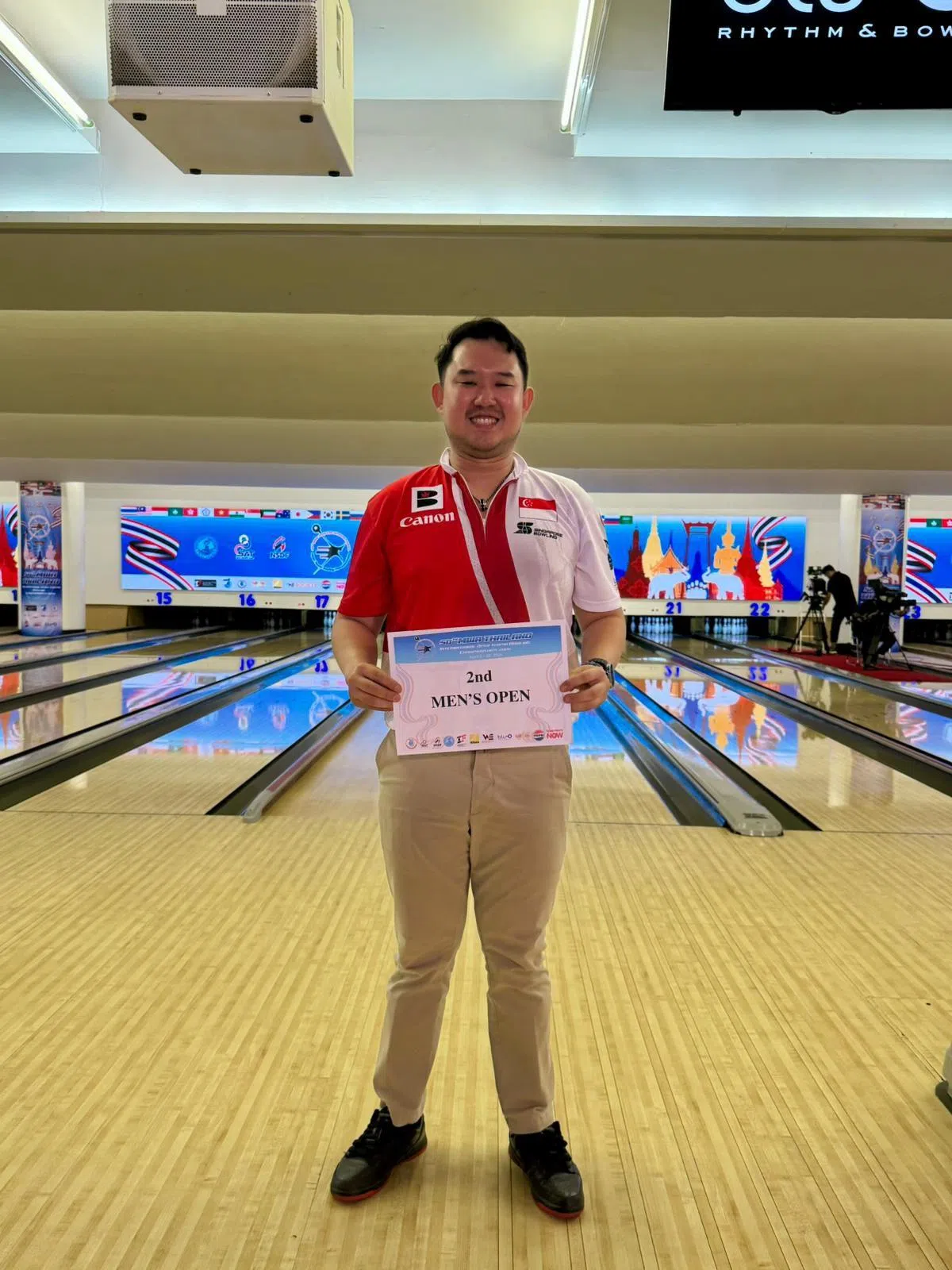 挑战头号种子雷前鸿，吴加利（图）在关键时刻失手，遗憾与冠军擦肩而过。（新加坡保龄球总会提供）