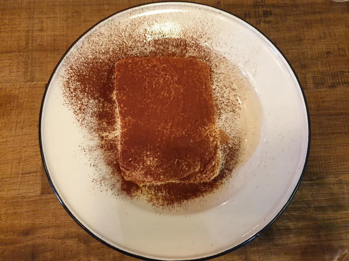 餐馆也售以色列家常版的提拉米苏。