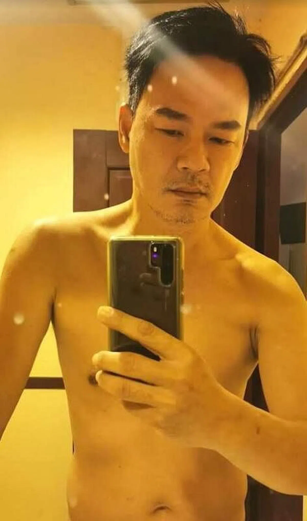 王沺裁减重2公斤，气色也变好。（受访者提供）