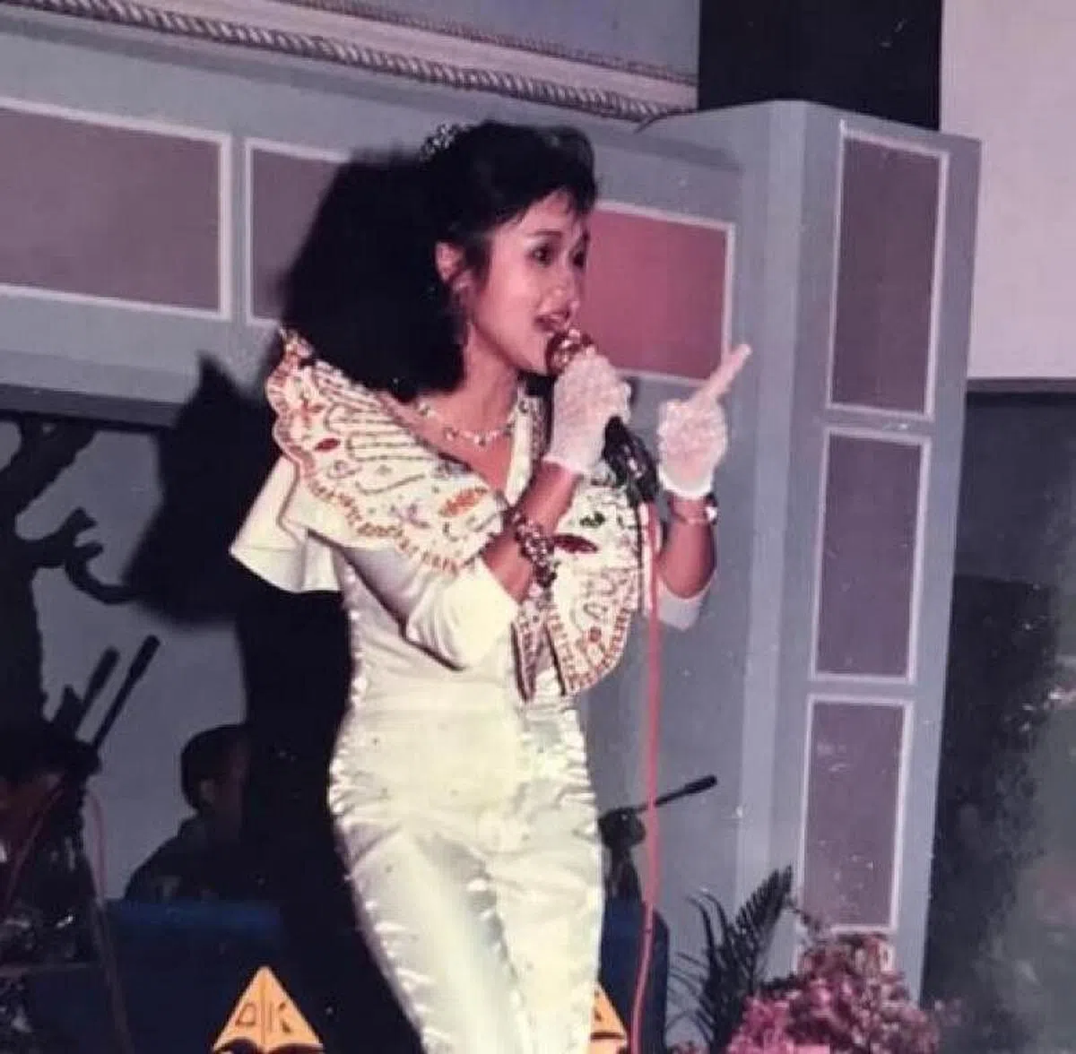 马艾妮当年的舞台风采。(受访者提供） 