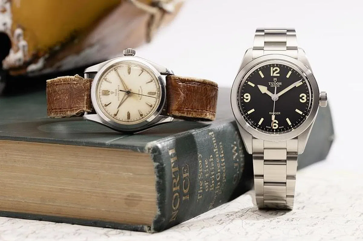 帝舵游侠型以上世纪50年代考察队员佩戴的腕表作为原型。（图/商家提供）