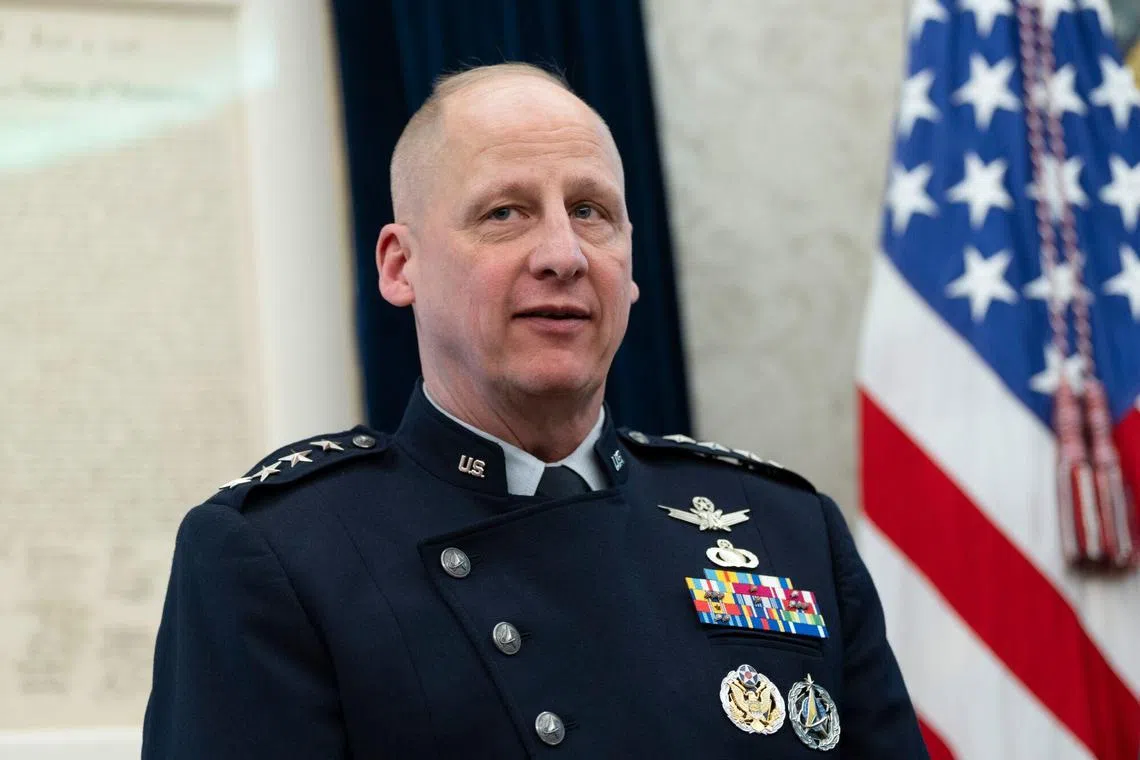 美国太空军将军盖特莱恩获总统任命为“金穹”导弹防御系统首席项目经理。（彭博社）