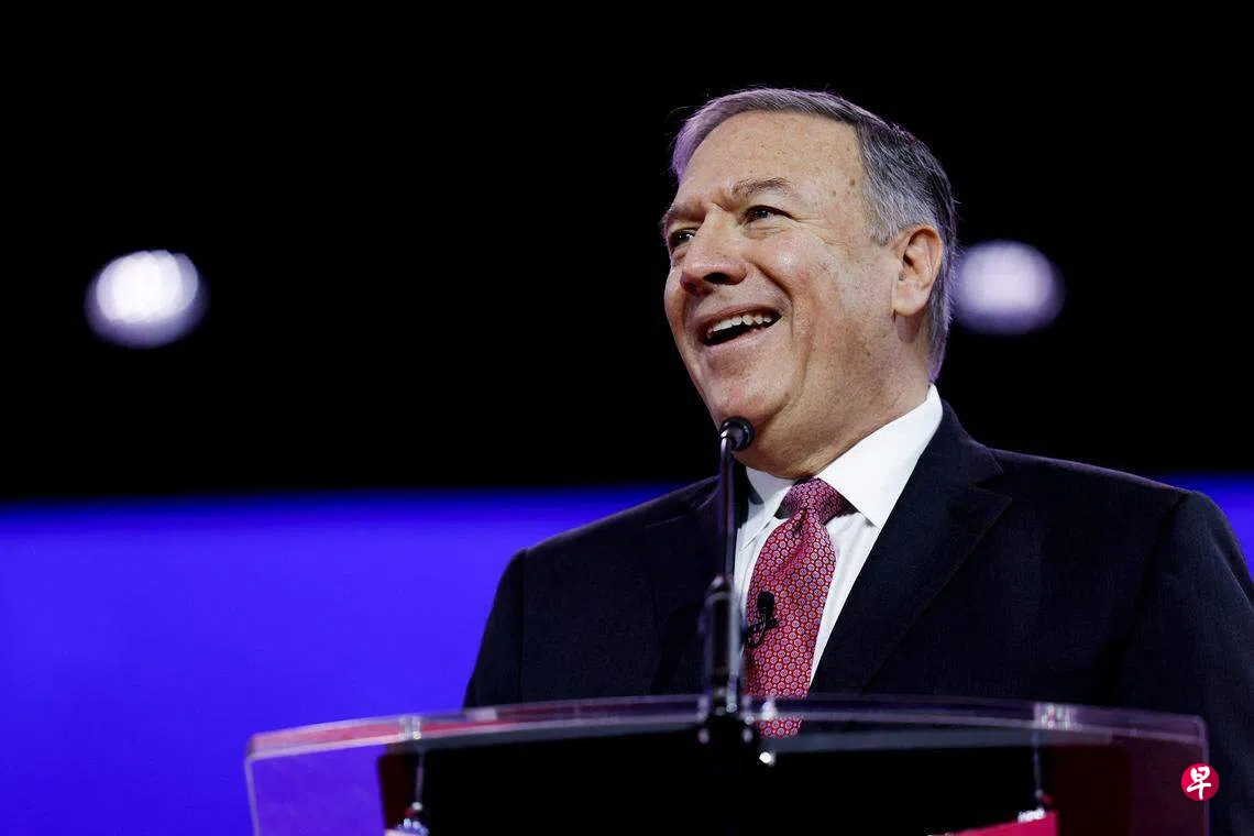 蓬佩奥称无意参加2024年美国总统选举| 联合早报