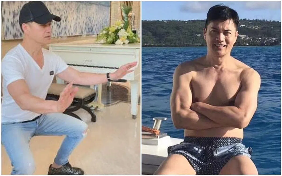 扎马步是吕良伟保持年轻的方式之一。（互联网）