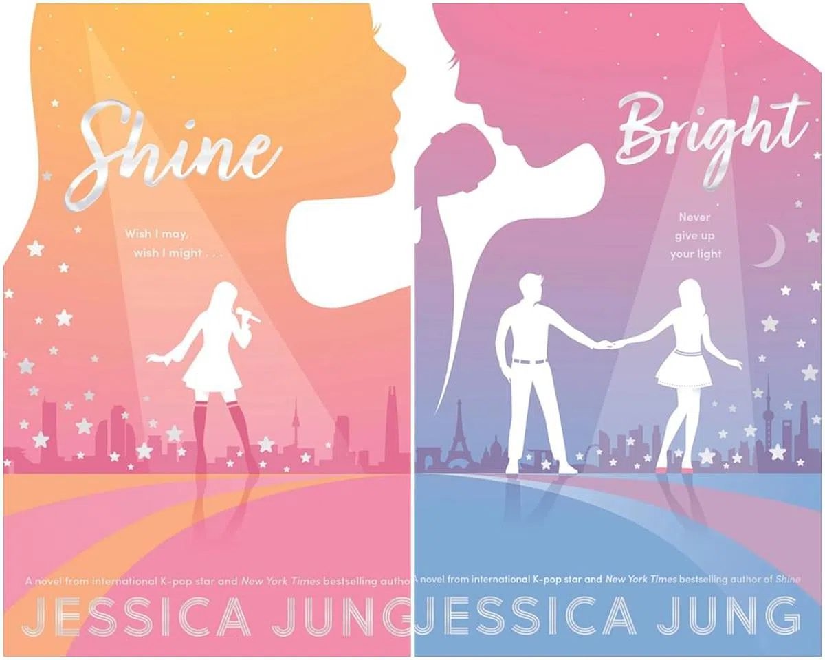 Jessica两本小说的英文版封面图。（图/互联网）