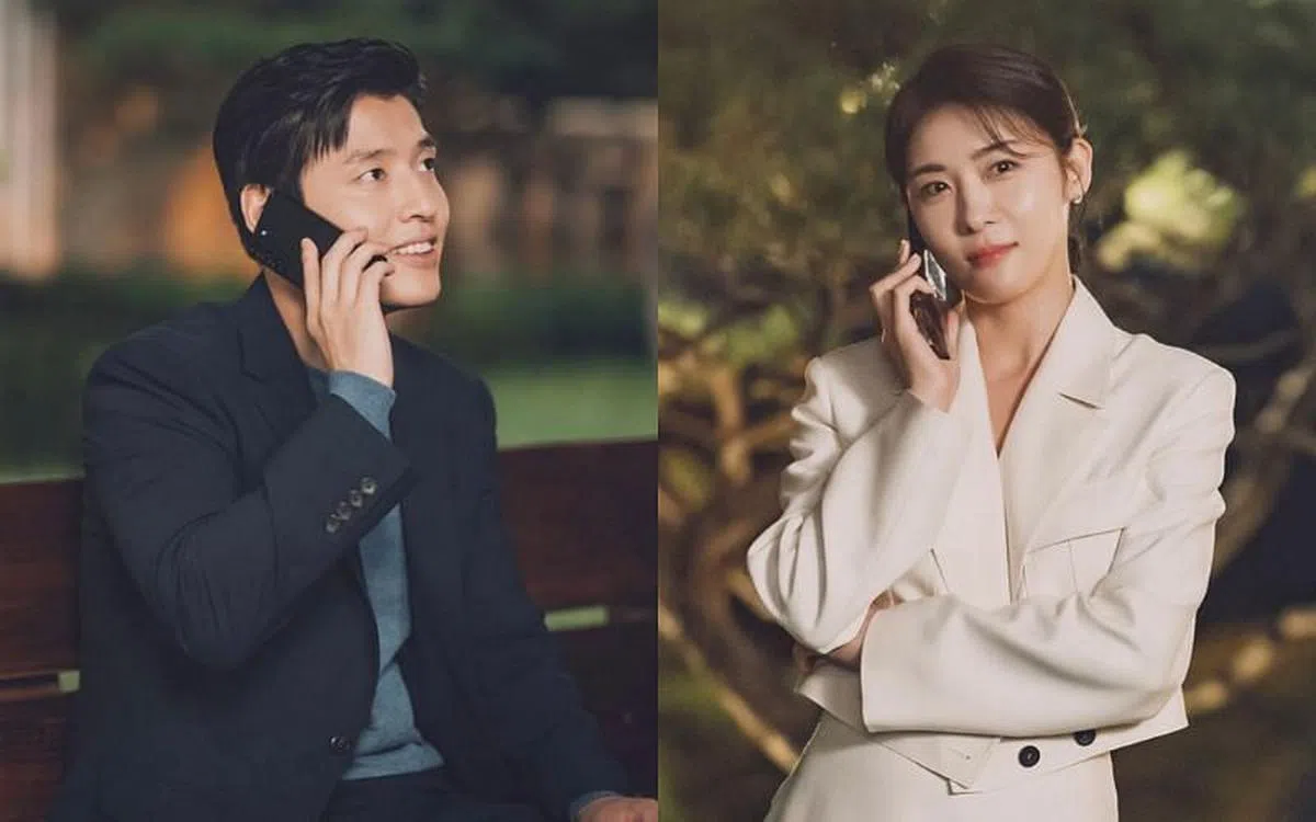 姜河那（左图）剧中假扮河智苑（右图）的表弟，两人培养了如家人般的亲密感情。