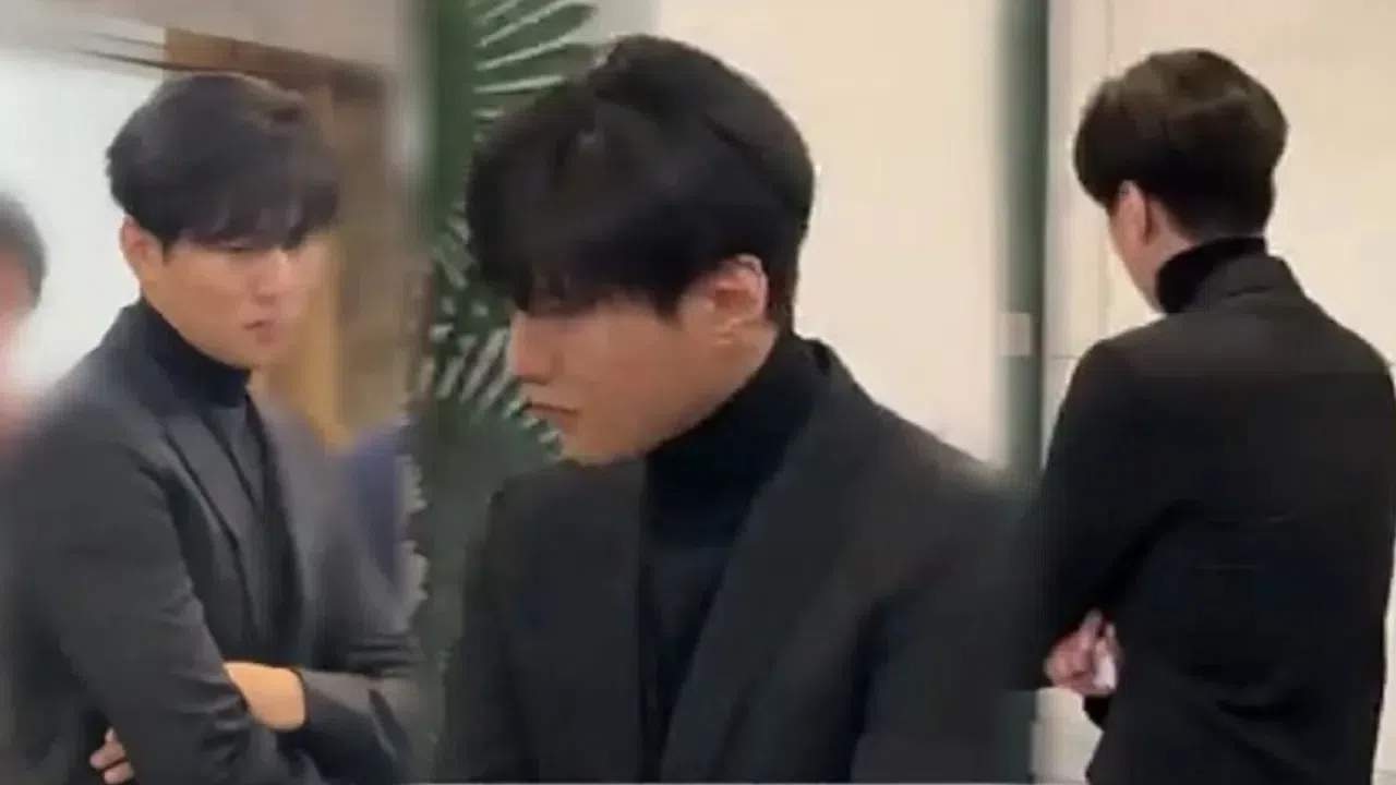 元斌许久未公开现身，到金赛纶灵堂吊唁。（互联网）